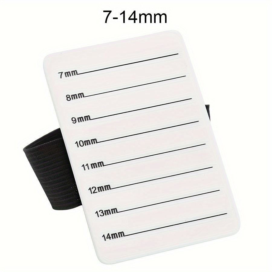 1pc Acrylic Eyelash Extension Organizer, False Lash Stand Tile Palette, Lash Holder with Belt Graft Scale Tools, Alcohol-Free, Formaldehyde-Free, No Power Required, Battery Not Included, Beauty & Personal Care Accessories